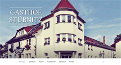 Desktop Screenshot of gasthof-stuebnitz.de