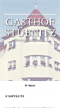 Mobile Screenshot of gasthof-stuebnitz.de